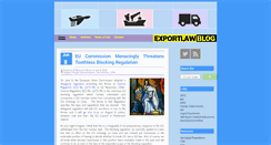 Desktop Screenshot of exportlawblog.com